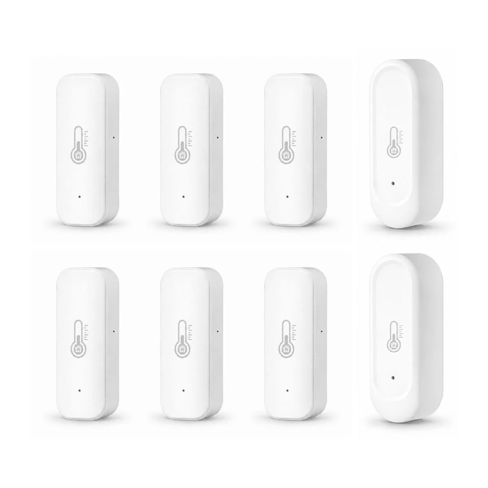 8 pak smart udendørs og indendørs WiFi termometer og fugtighedssensor