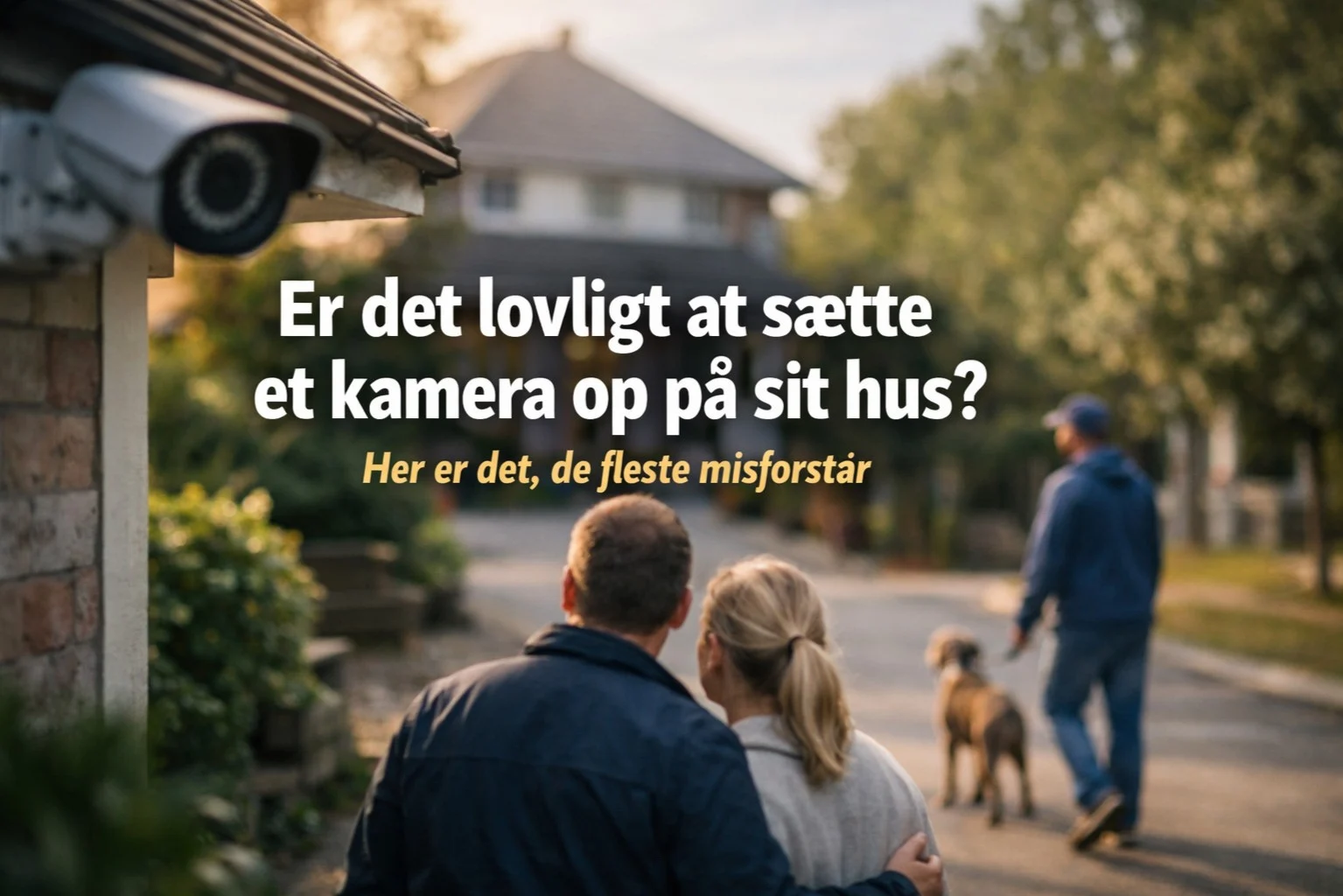 Er det lovligt at sætte et kamera op på sit hus