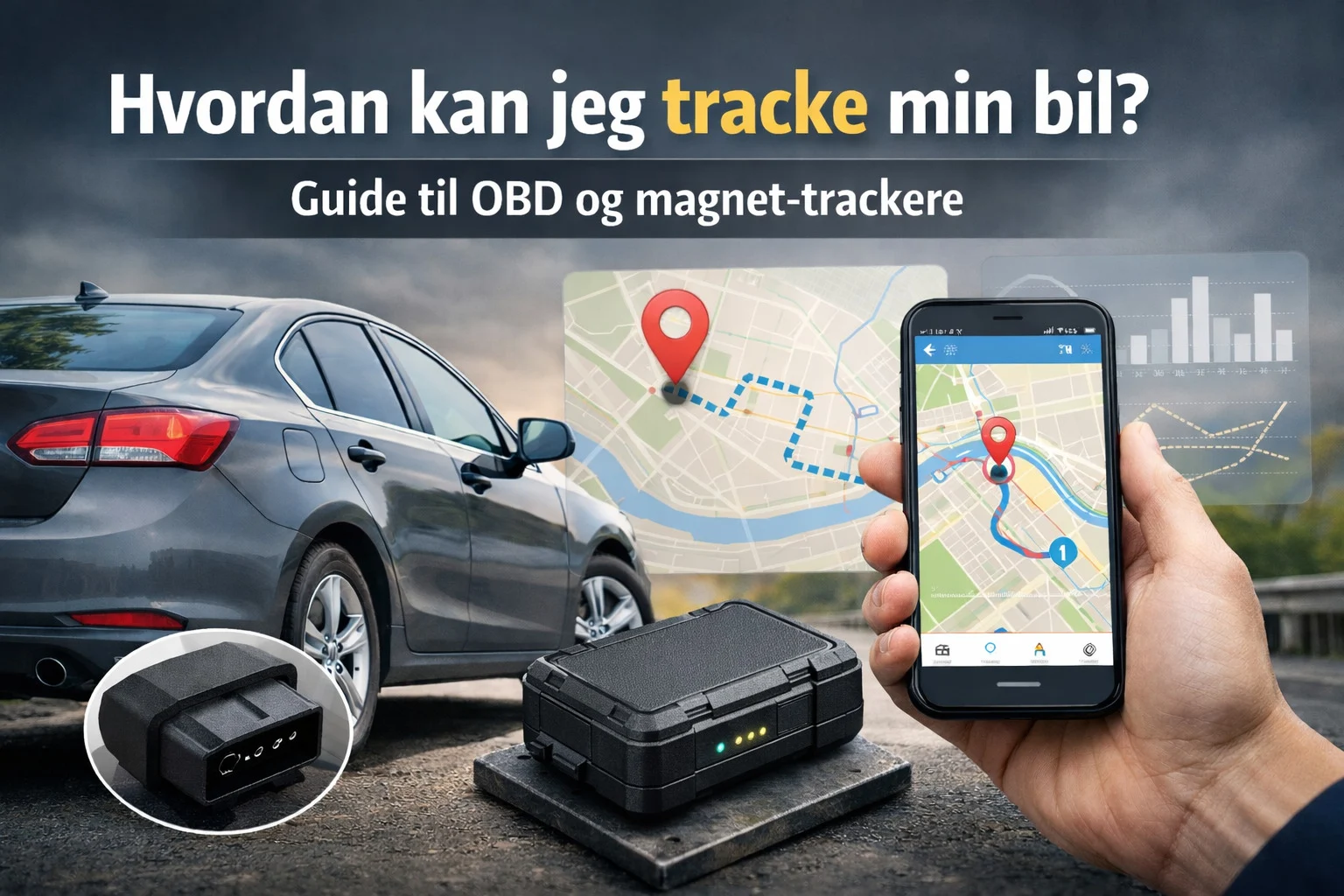 billedet omhandler hvordan kan jeg tracke min bil