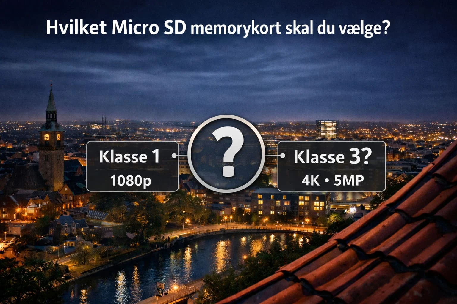 Micro SD memorykort til overvågningskameraer
