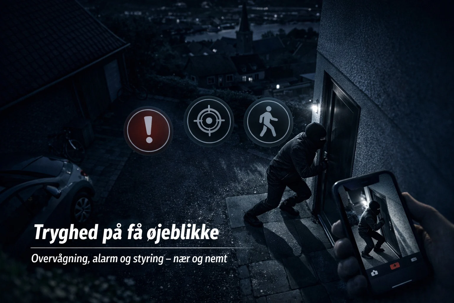 overvågningskamera sæt