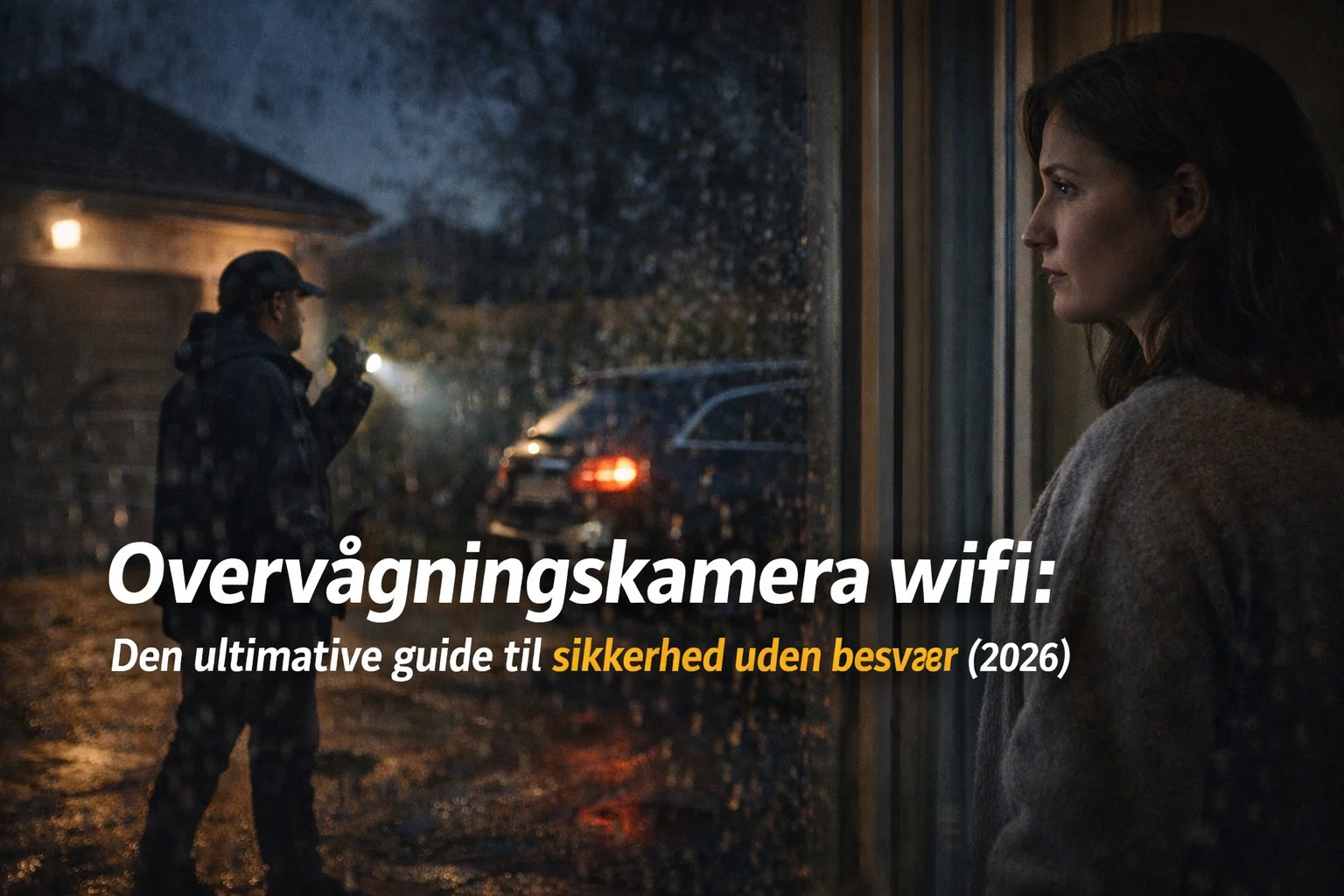 billedet viser Overvågningskamera wifi i privat hjem