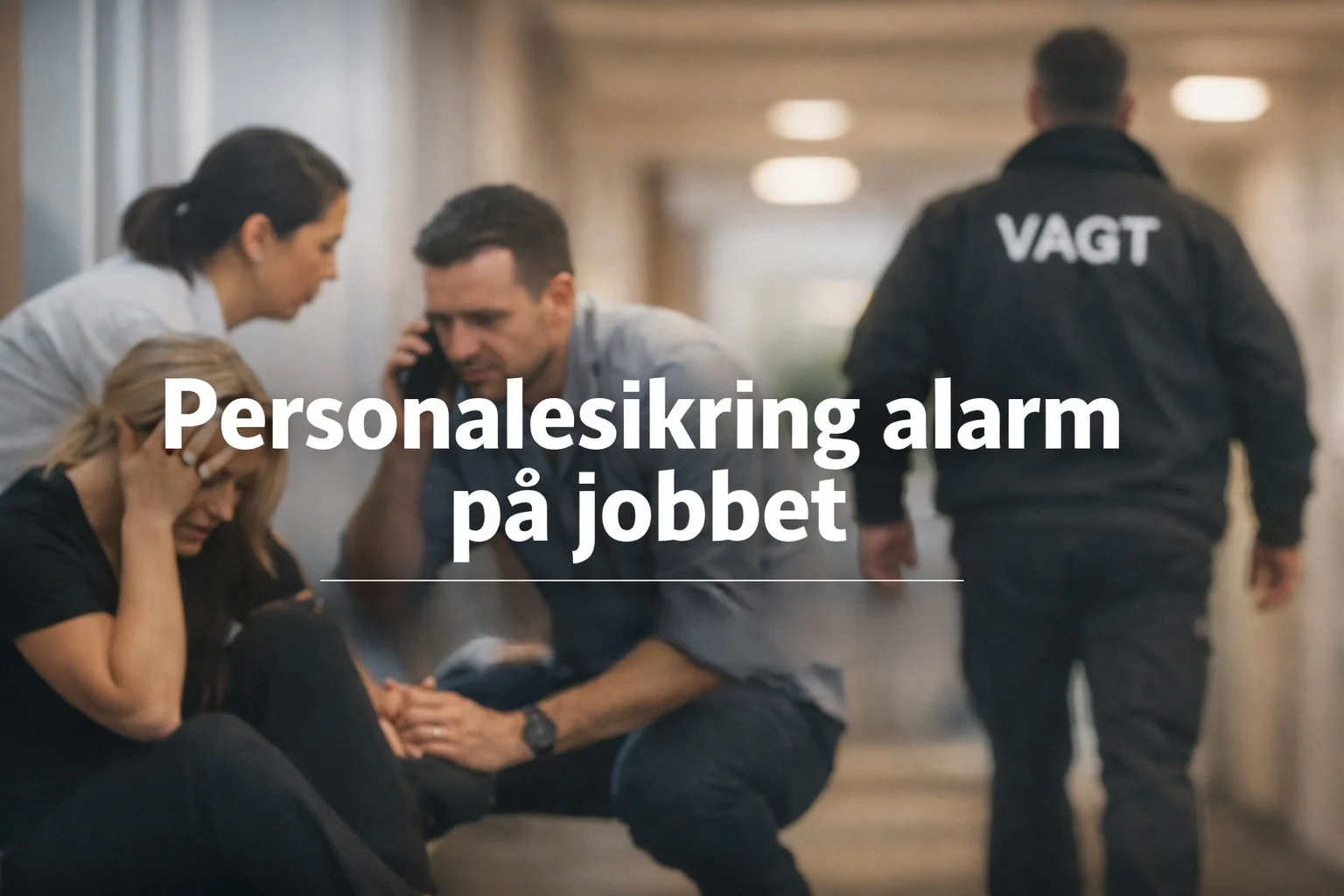 billedet viser Personalesikring alarm på arbejdspladsen