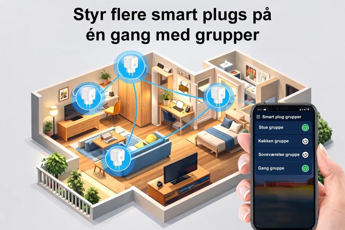 Smart Plug med WiFi og energimåler