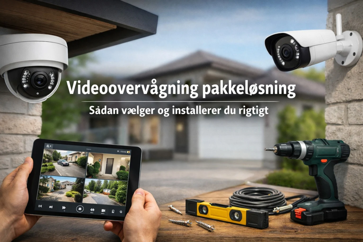 billedet omhandler Videoovervågning pakkeløsning