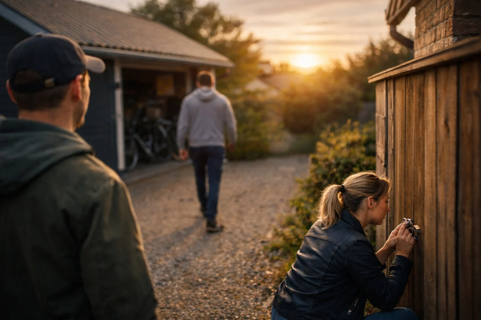 batteridrevet overvågningskamera