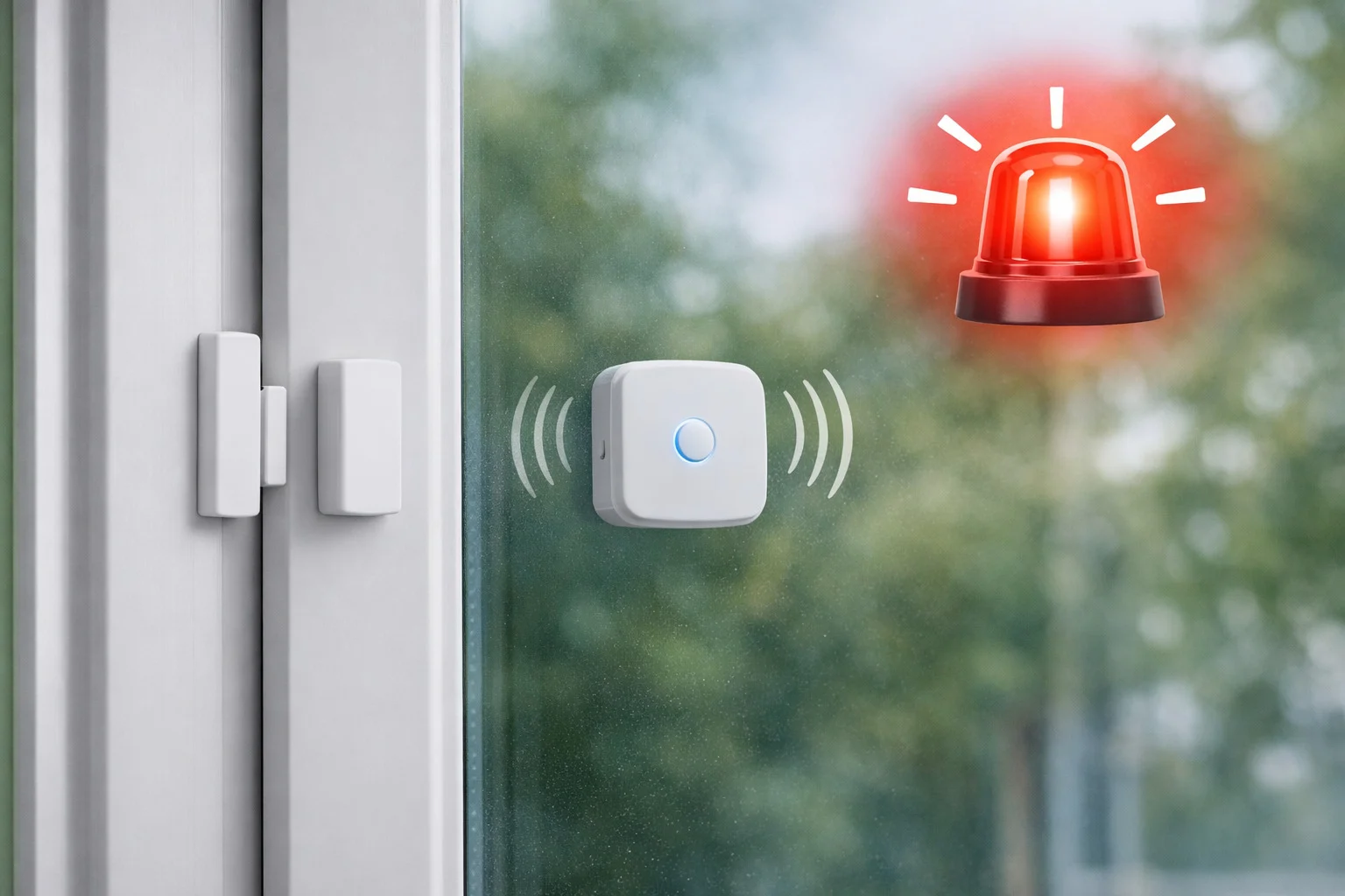 billedet viser vinduessensorer og omhandler hvad er vinduessikring