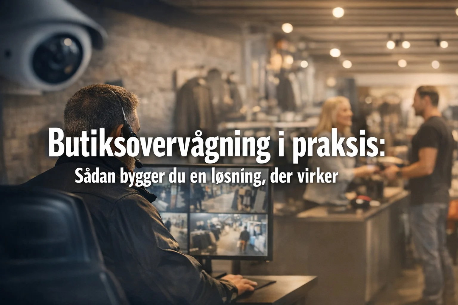 billedet viser butiksovervågning