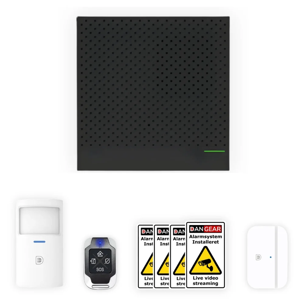 DanGear ESSENTIAL ESSENTIAL · 0–50 m² – alarmpakkens udstyr
