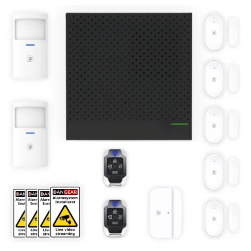 DanGear alarm pakke 200-300m2