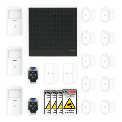 DanGear alarm pakke 200-300m2