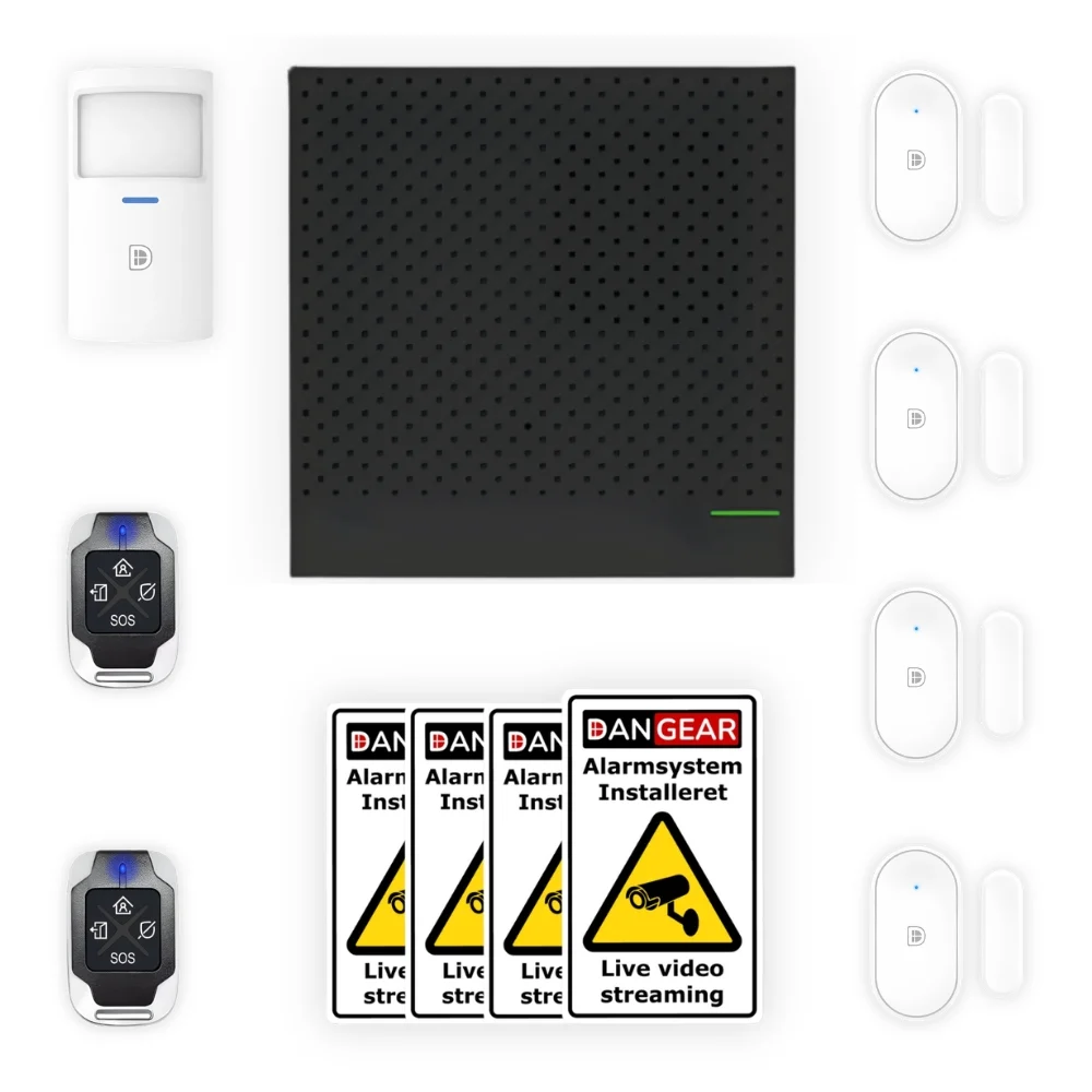 DanGear ESSENTIAL alarmsystem pakke 50-100-m²