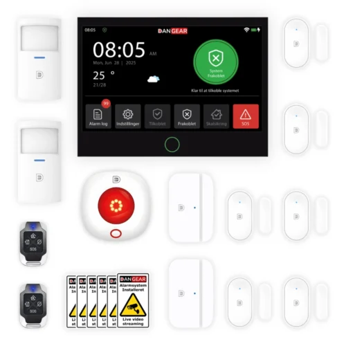 DanGear PREMIUM Alarmsystem +250m2