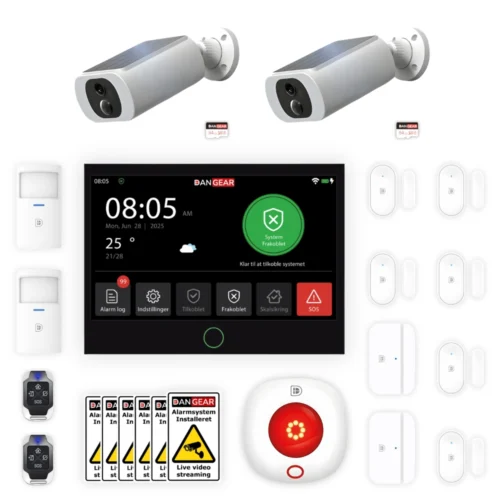 DanGear PREMIUM Alarmsystem +250m2