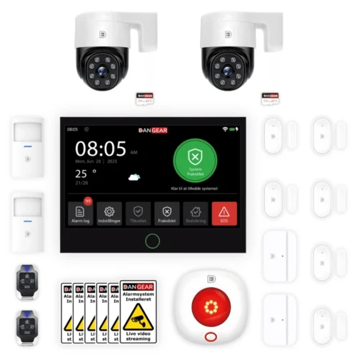 DanGear PREMIUM Alarmsystem +250m2