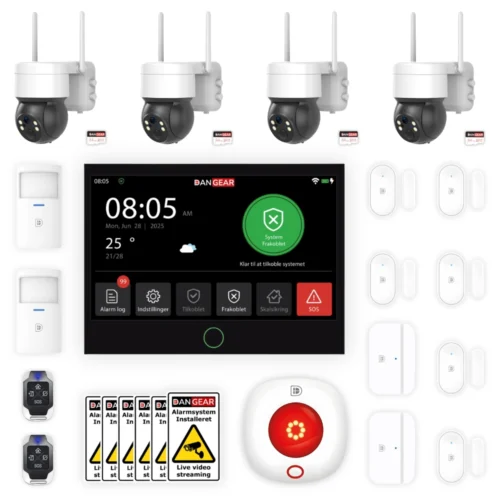 DanGear PREMIUM Alarmsystem +250m2