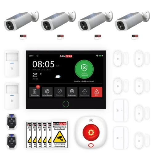 DanGear PREMIUM Alarmsystem +250m2