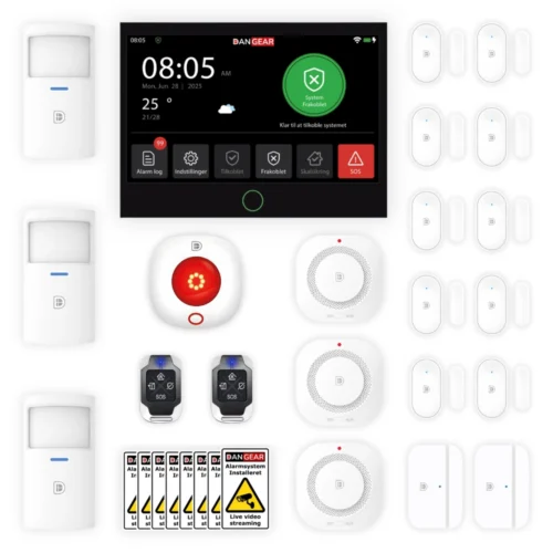 DanGear PREMIUM Alarmsystem +250m2