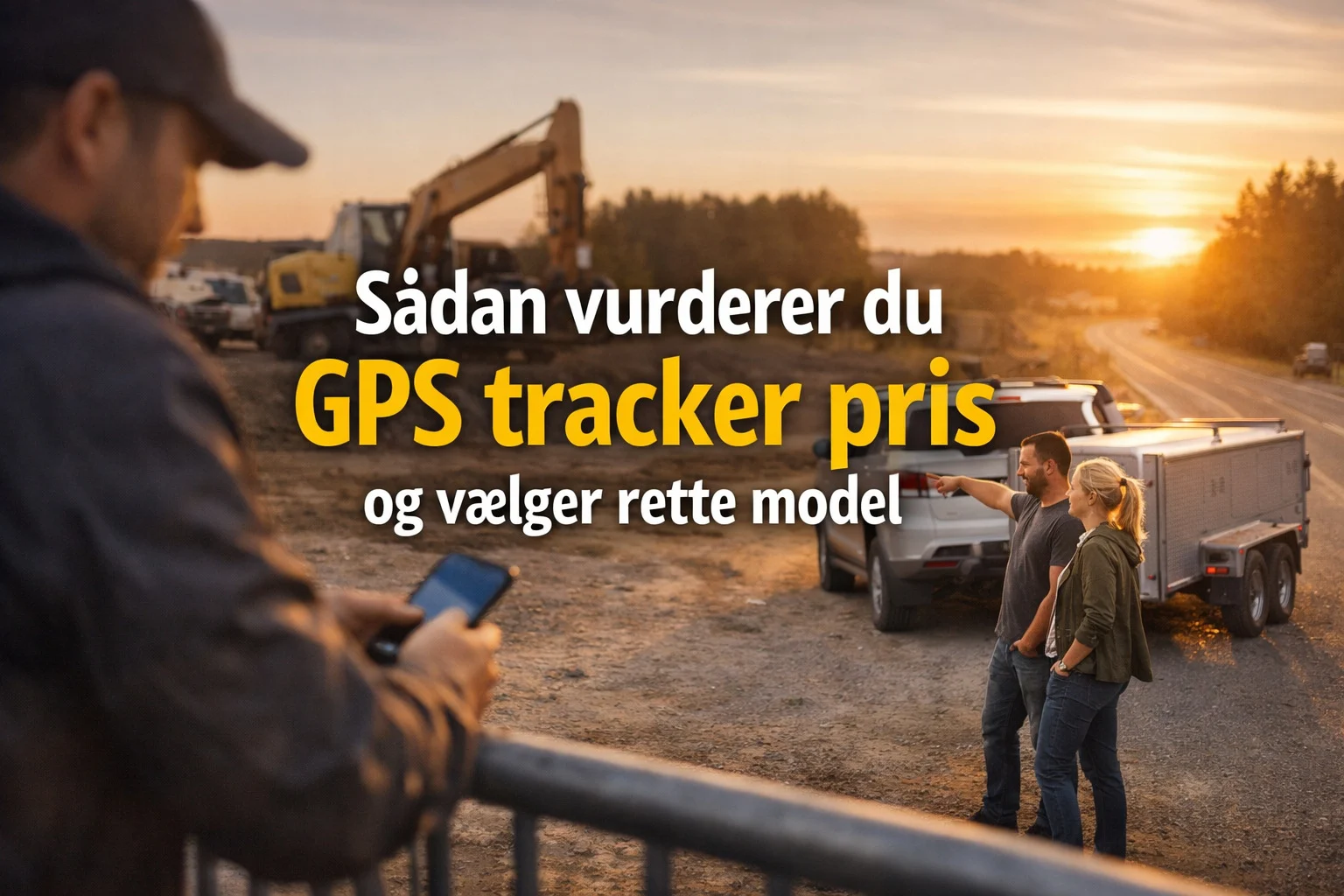 billedet viser tracking med gps og omhandler gps tracker pris