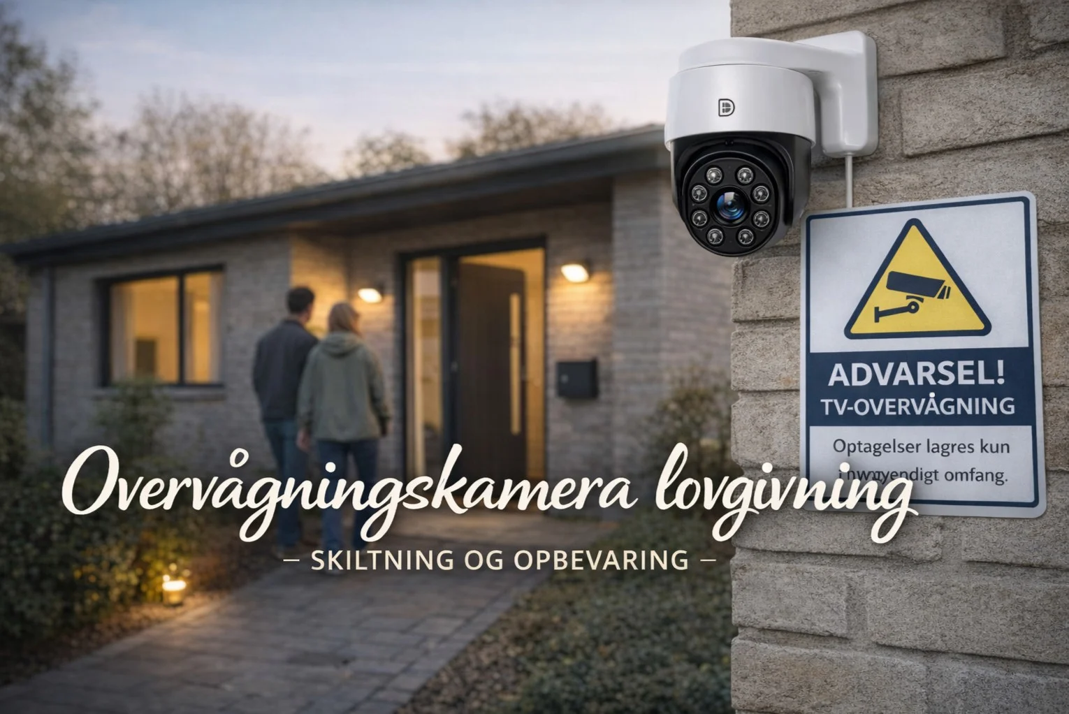 billedet viser overvågning i privat hjem og omhandler overvågningskamera lovgivning