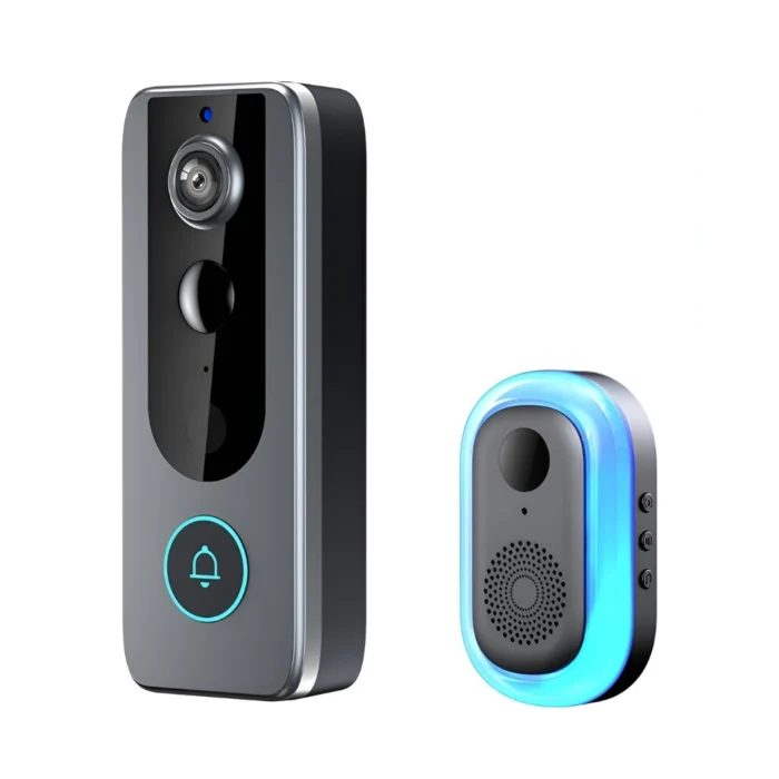 Trådløs videodørklokke med sensor
