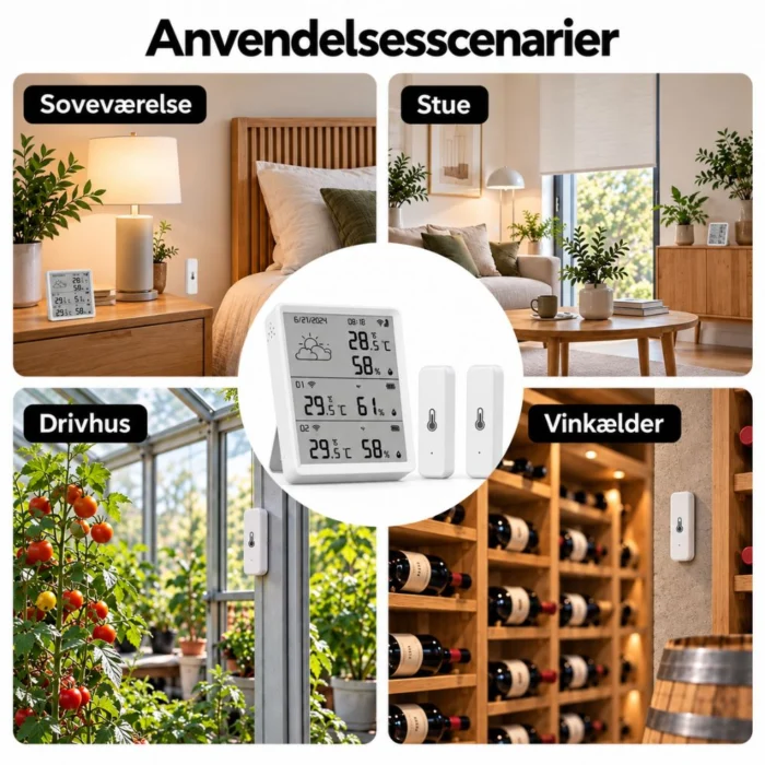 WiFi termohygrometer anvendelse