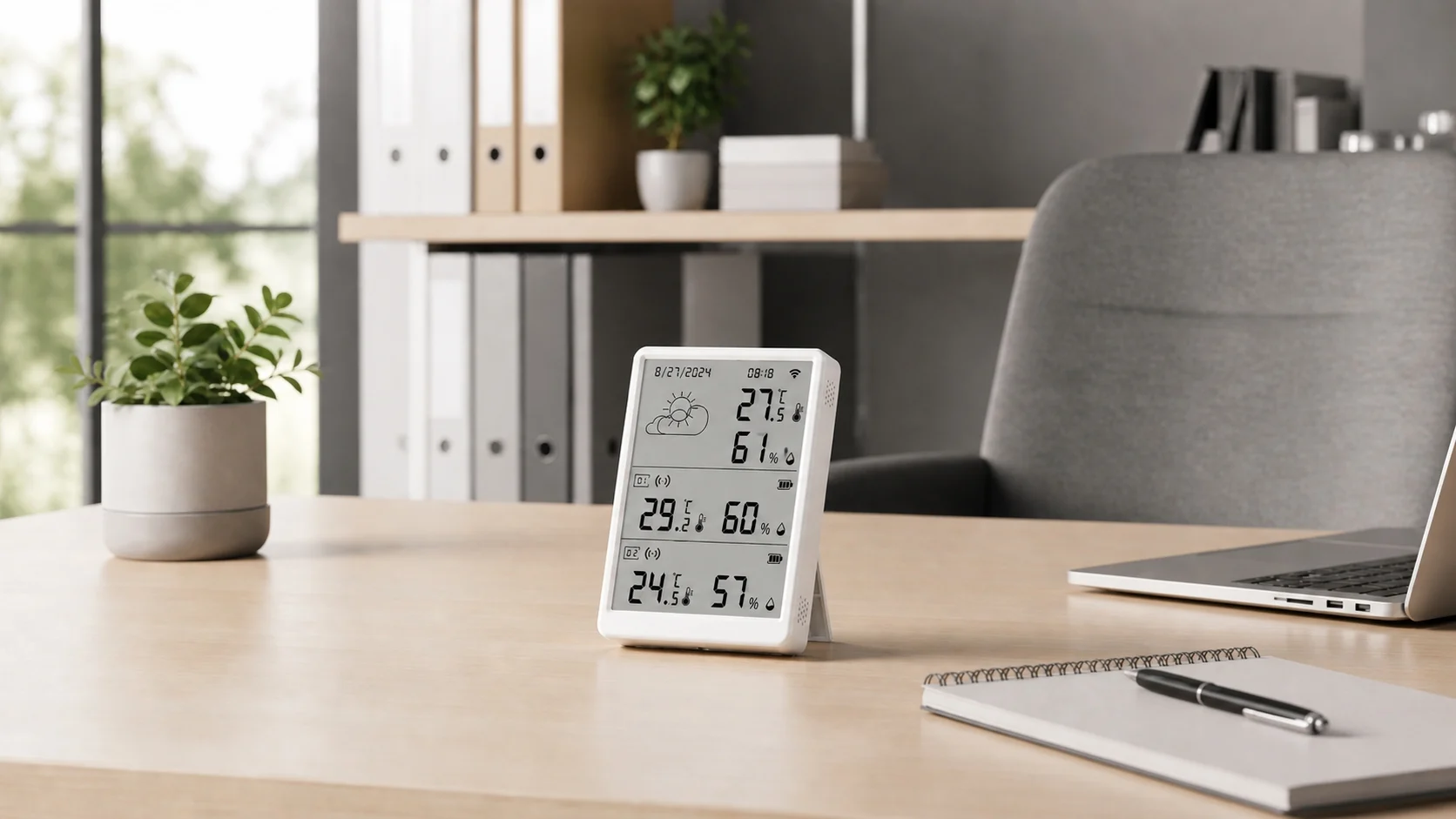 WiFi termohygrometer