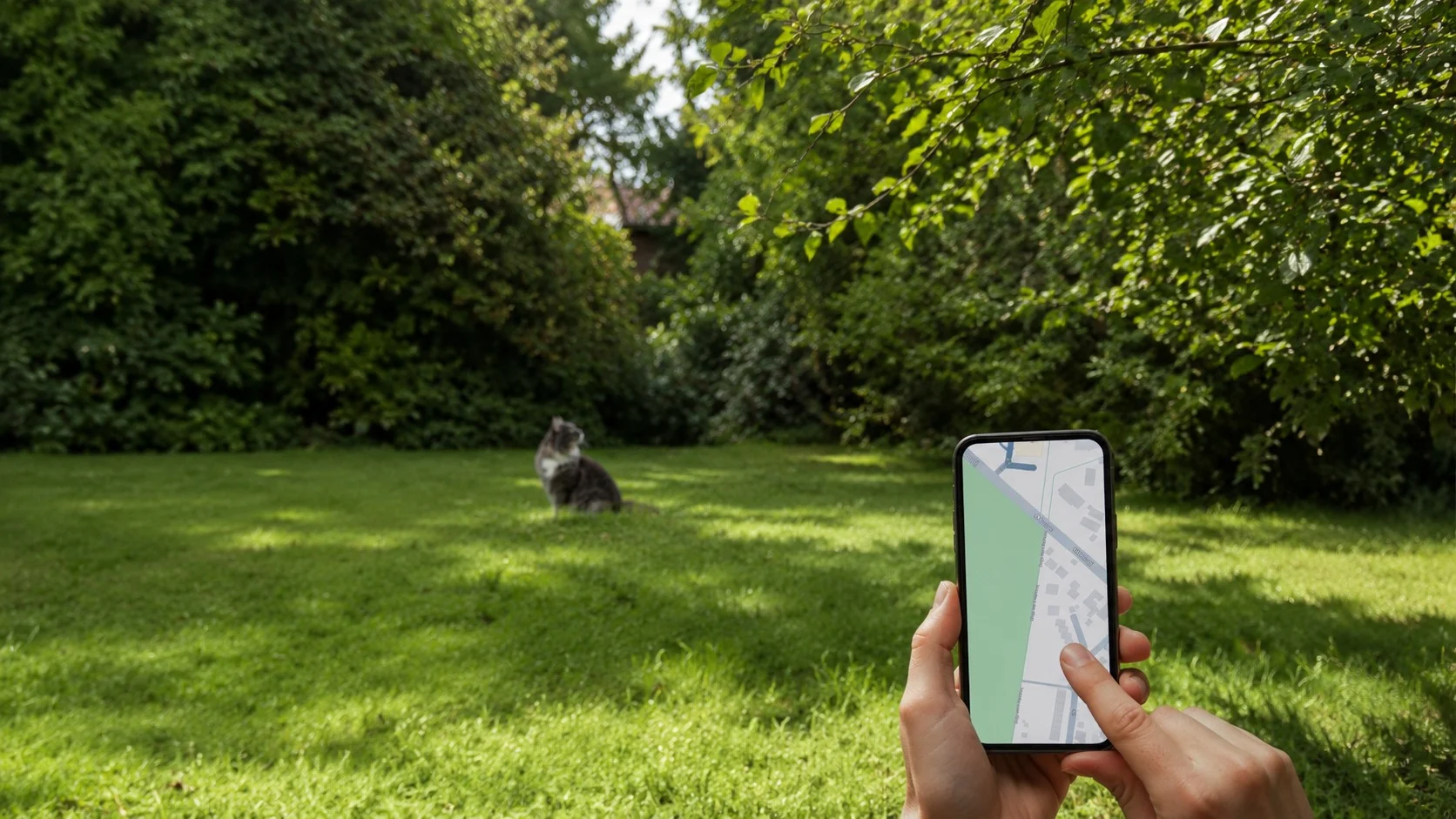 GPS tracker til kat med live-sporing