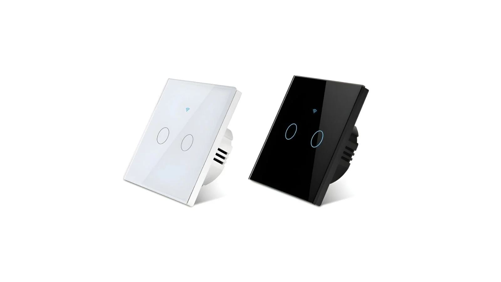 Smart WiFi lyskontakt med touch 2 zoner 2 farver smart wifi lyskontakt med touch 2 zoner