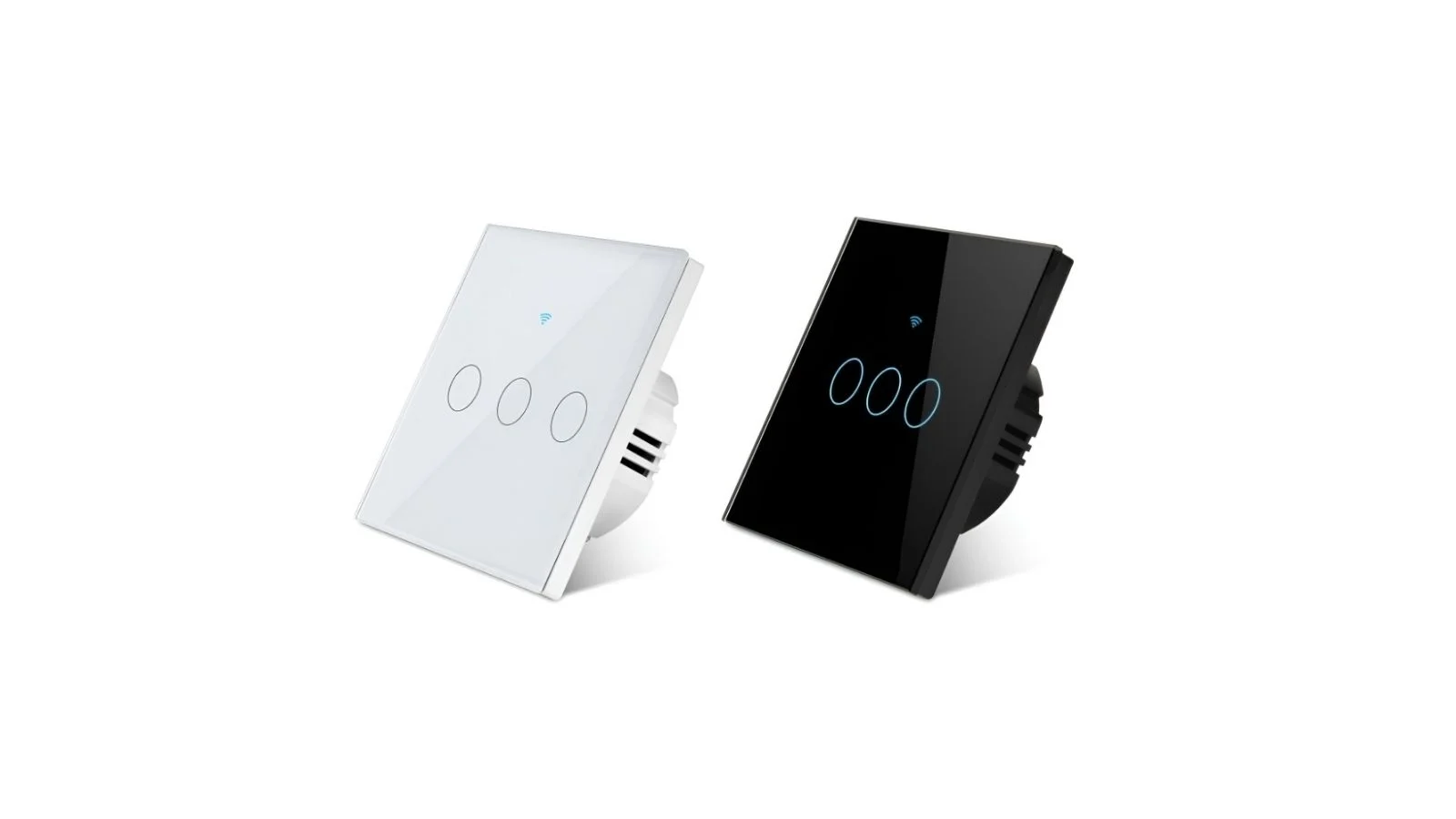 Smart WiFi lyskontakt med touch 3 zoner 2 farver wifi lyskontakt med touch 3 zoner