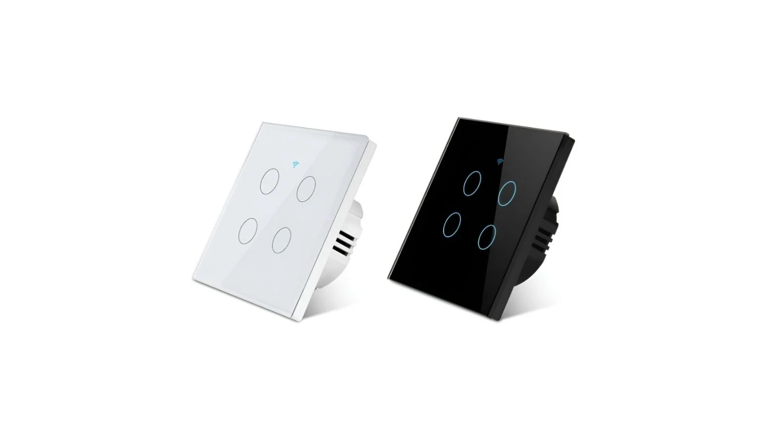 Smart WiFi lyskontakt med touch 4 zoner 2 farver wifi lyskontakt med touch 4 zoner