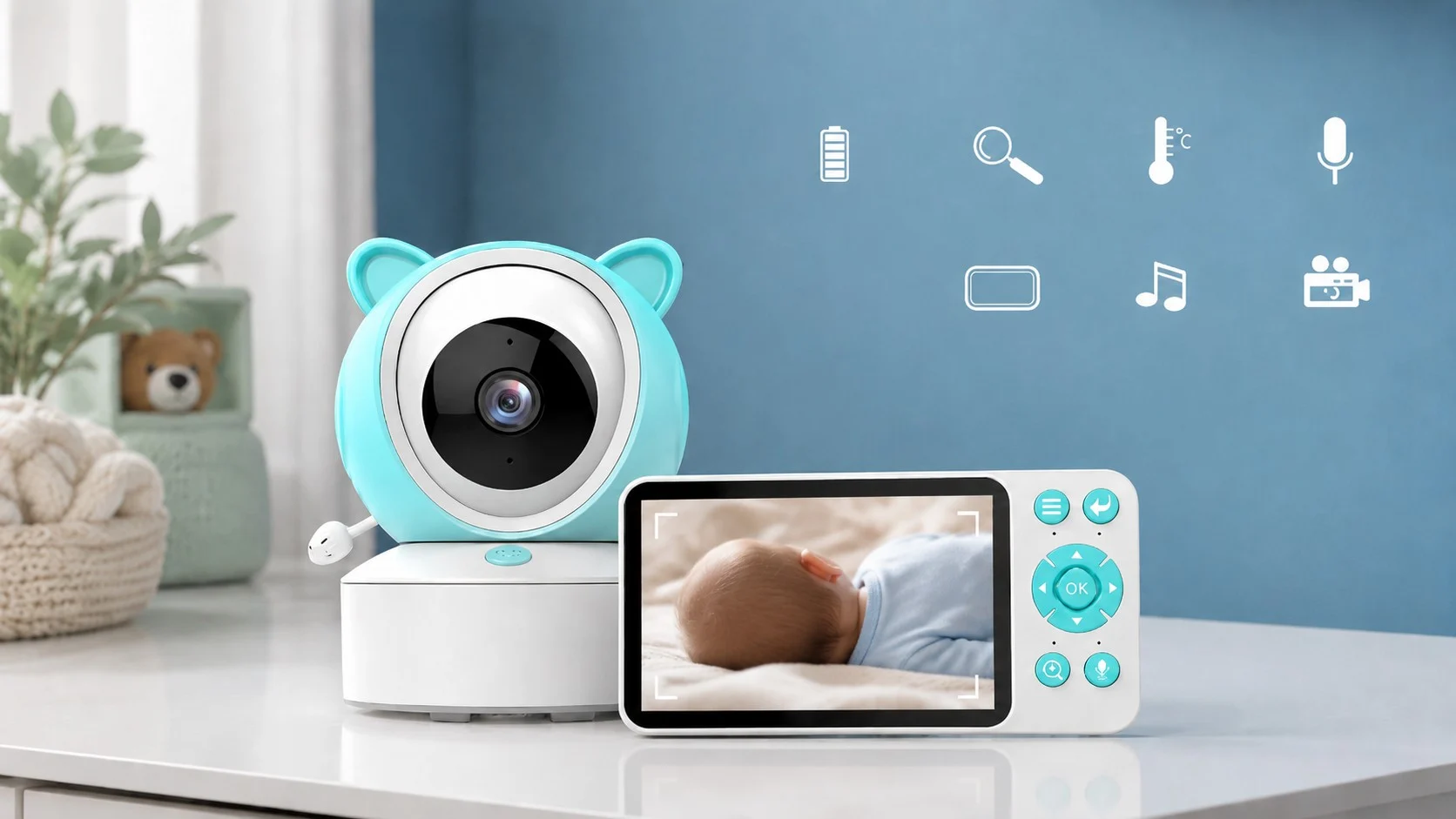 babyalarm med kamera babyalarm med kamera
