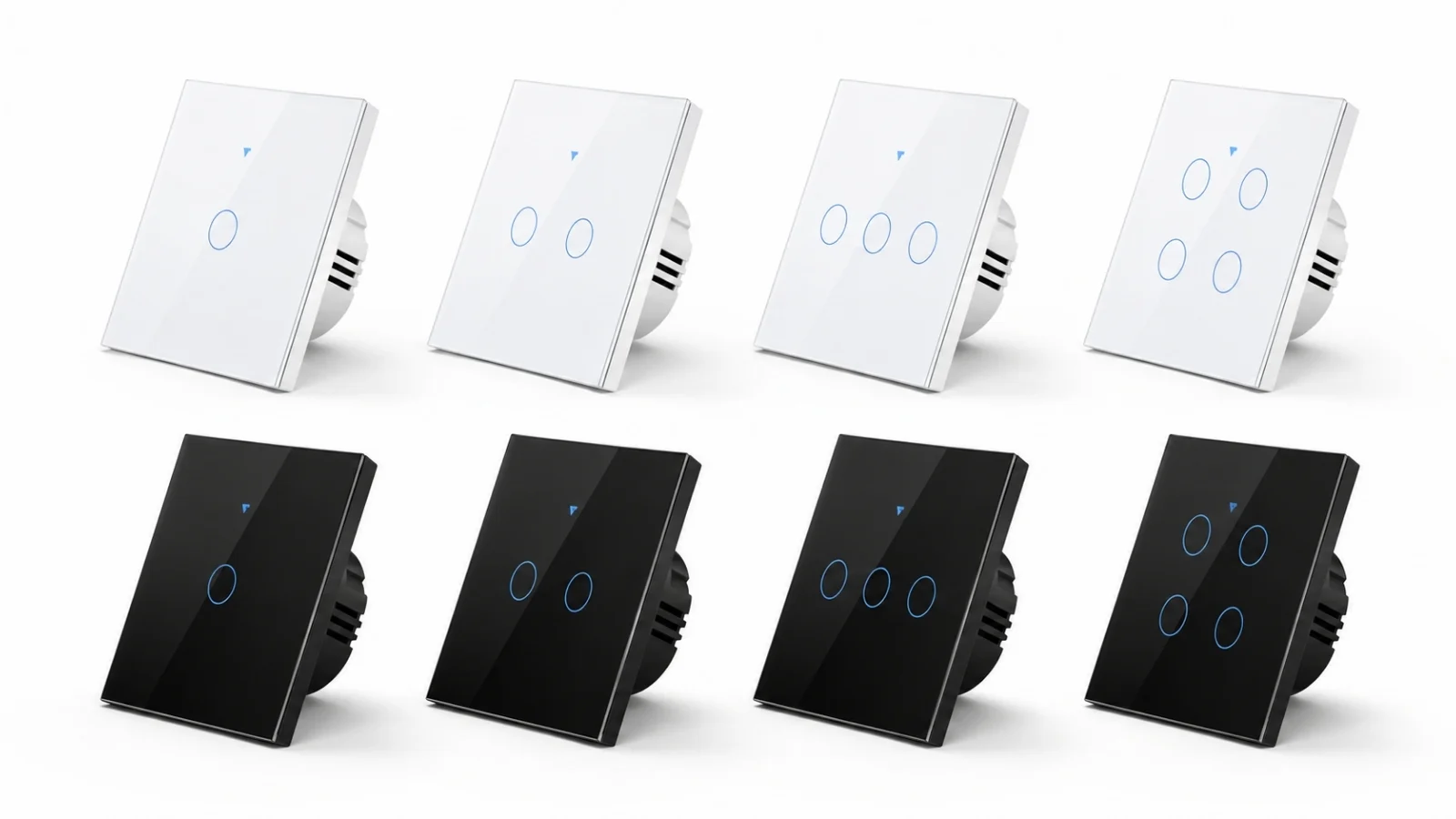 smart wifi lyskontakter alle varianter wifi lyskontakt med touch 1 zone