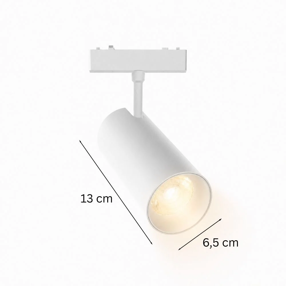 LED skinnespot med justerbar spredningsvinkel 24W mål 24W WiFi Zigbee LED spot med justerbar spredningsvinkel