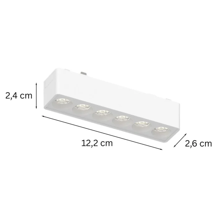 6W WiFi Zigbee LED spotmodul til lysskinne - Billede 2