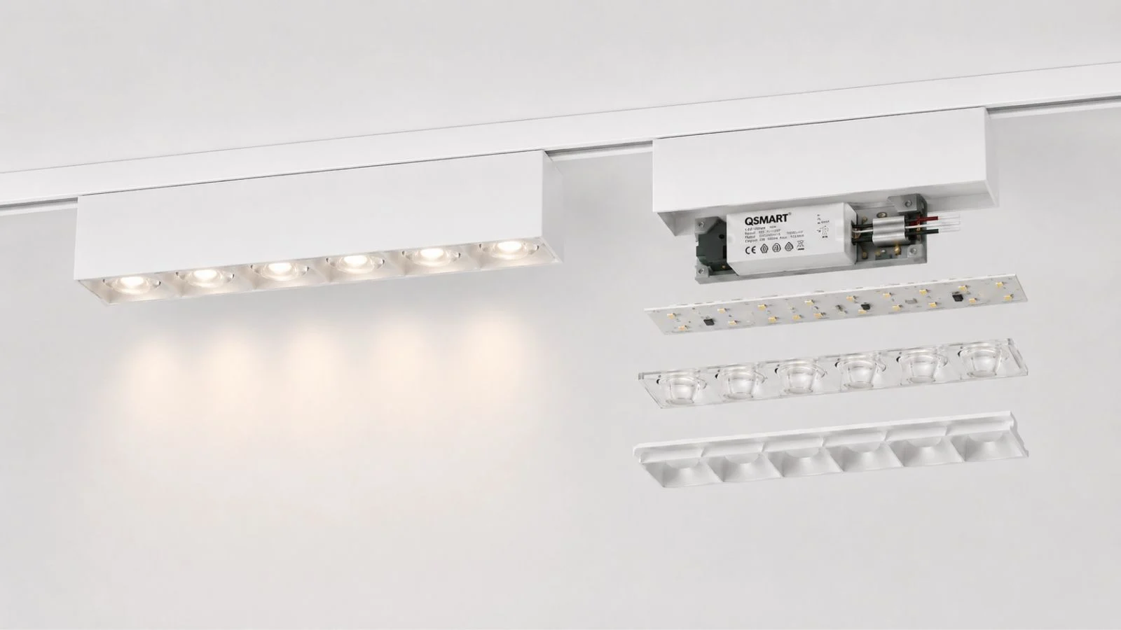 18W WiFi Zigbee LED spotmodul til lysskinne