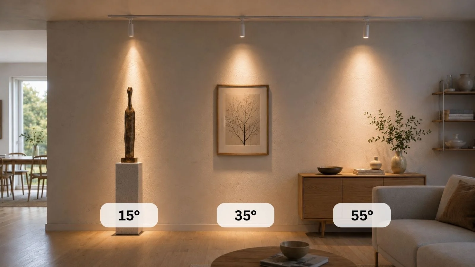 Lysskinne lysmoduler spredningsvinkel 24W WiFi Zigbee LED spot med justerbar spredningsvinkel