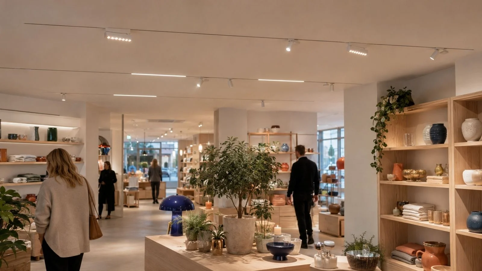 Lysskinner og vipbar modul i butik 12W WiFi Zigbee vipbart LED spotmodul til lysskinne