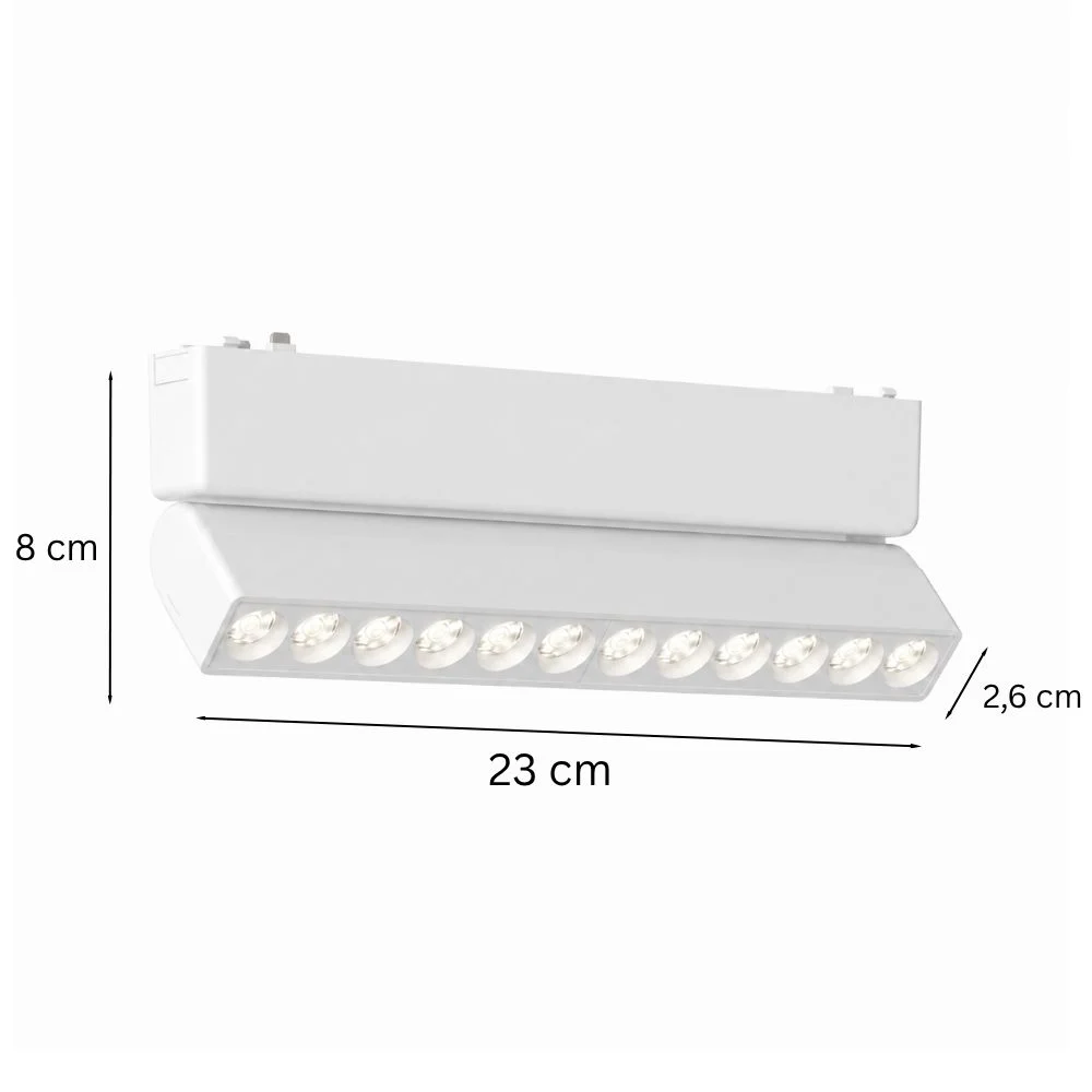 Vipbart LED-spotmodul 12W mål 12W WiFi Zigbee vipbart LED spotmodul til lysskinne