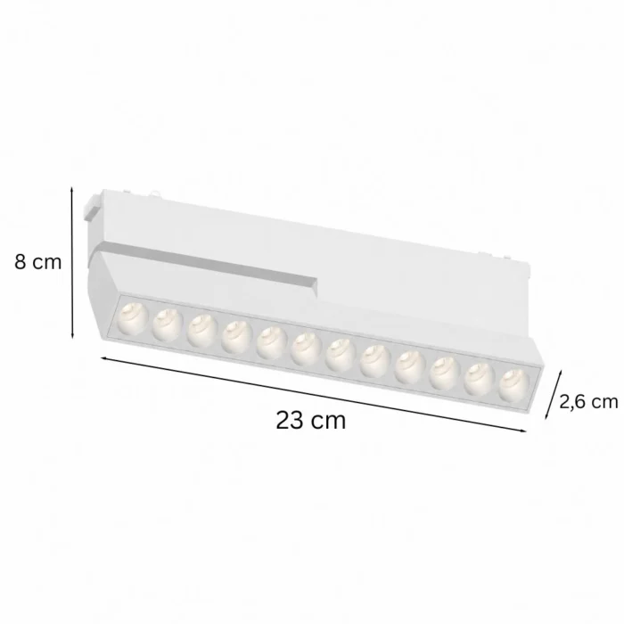 20W WiFi Zigbee vipbart LED spotmodul til lysskinne - Billede 2