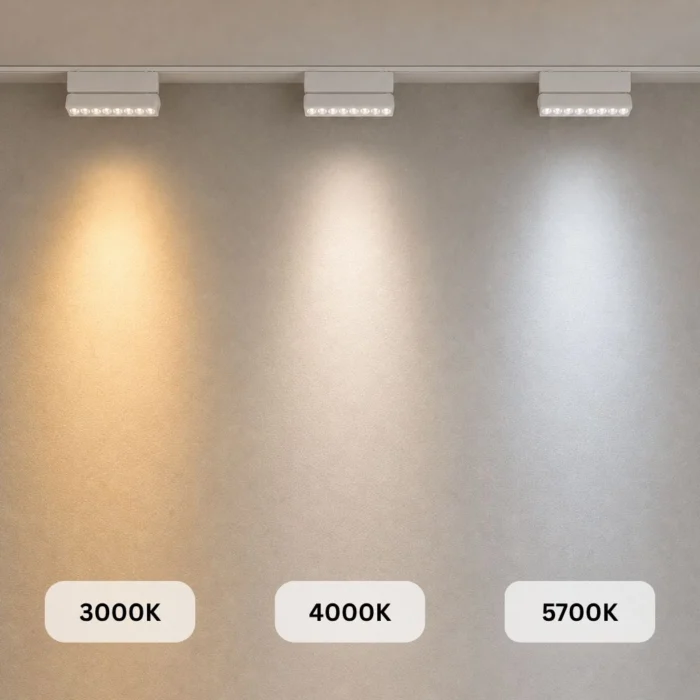 12W WiFi Zigbee vipbart LED spotmodul til lysskinne - Billede 4