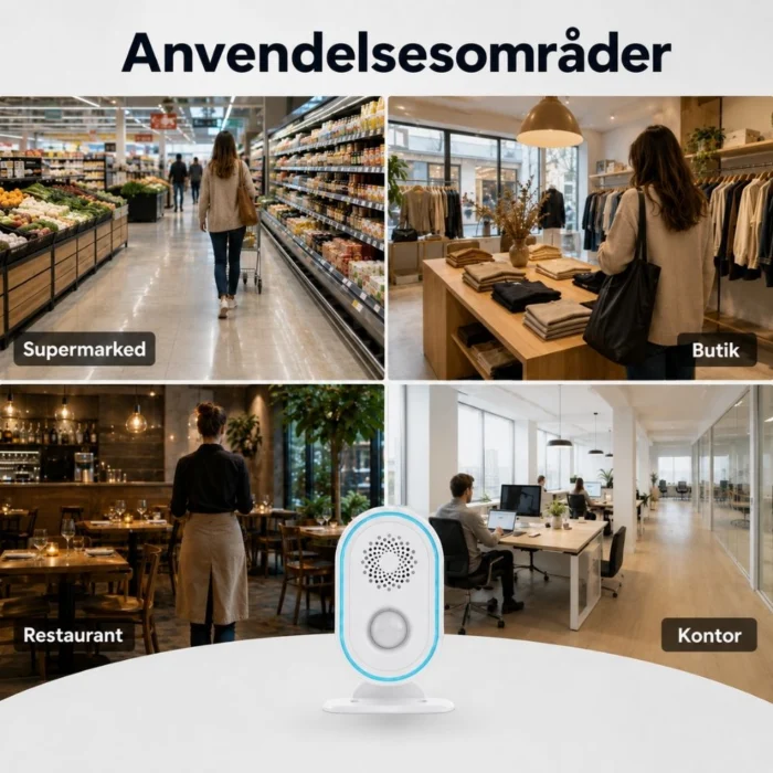 Anvendelsesområder WiFi bevægelsessensor