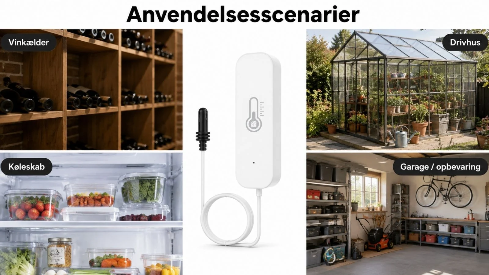 Anvendelsesscenarier WiFi termometer