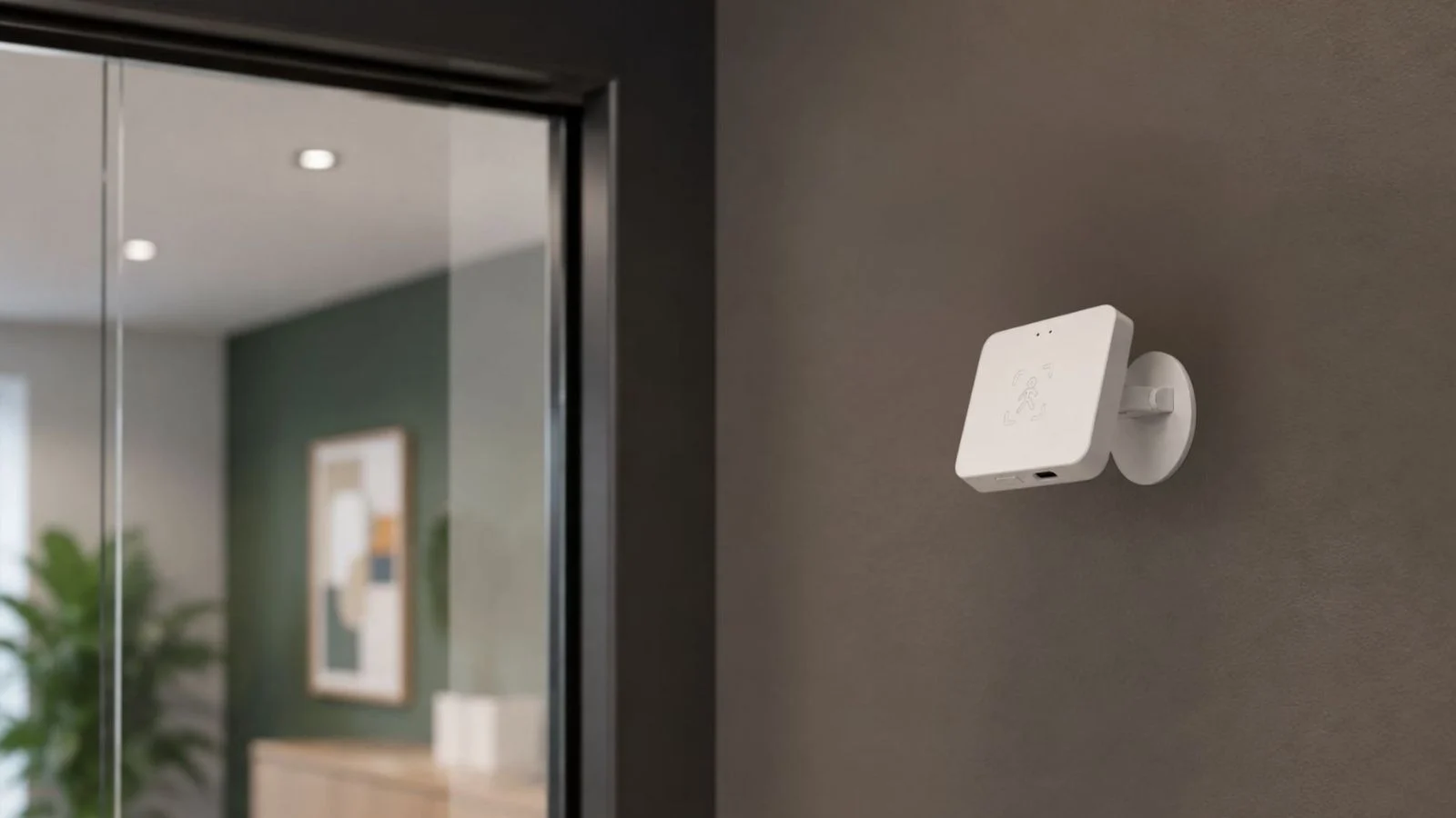 Bevægelsesensor på kontor Bevægelsesensor på kontor