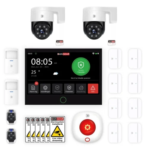 DanGear PREMIUM Alarmsystem +250m2
