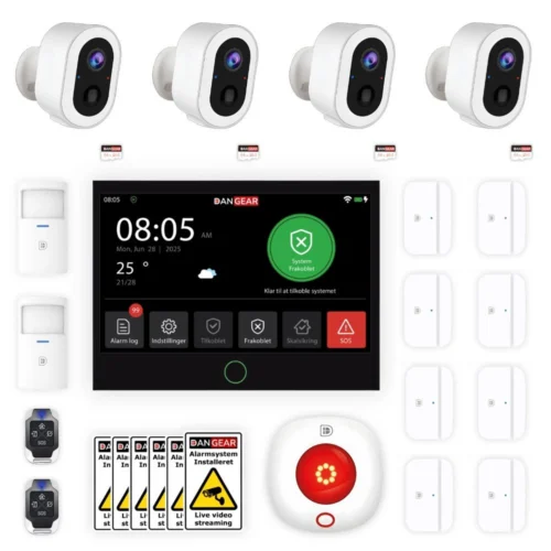 DanGear PREMIUM Alarmsystem +250m2