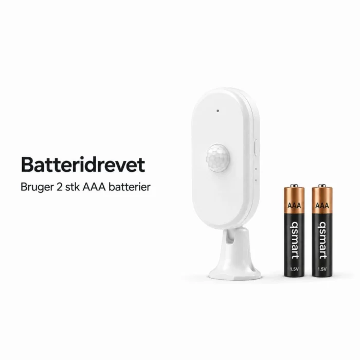 PIR bevægelsessensor med batterier
