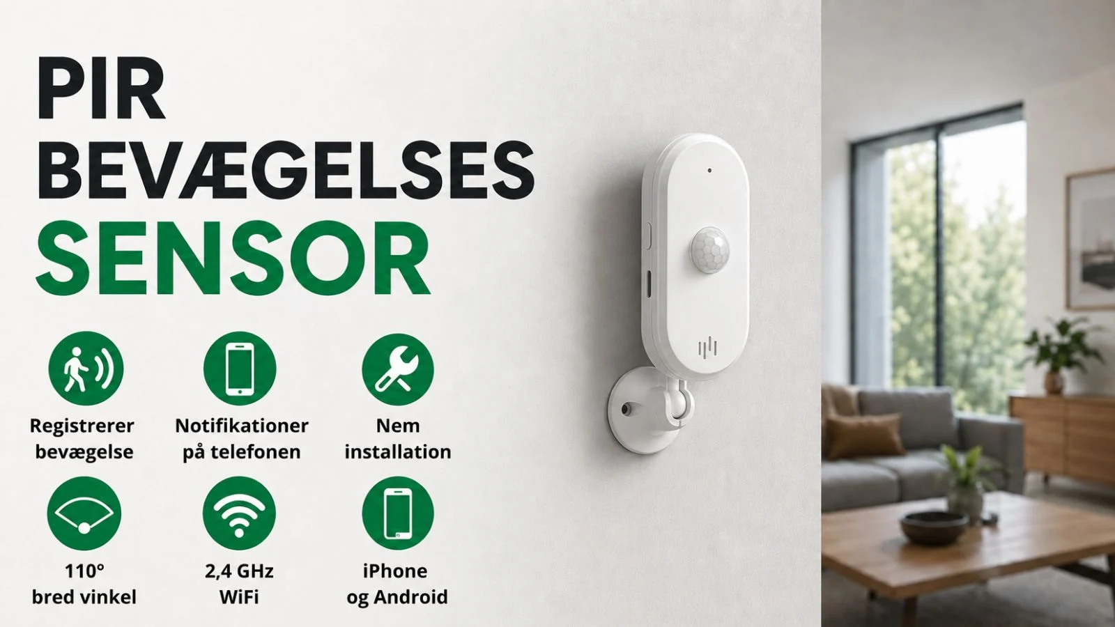 PIR sensor funktioner