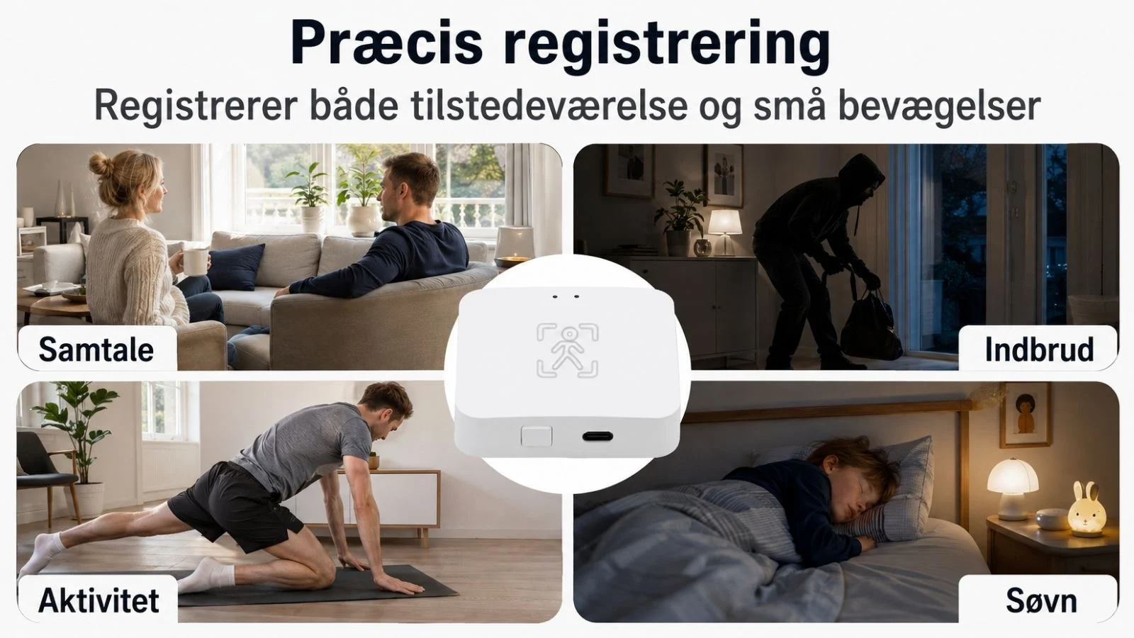 WiFi bevægelsessensor registrering WiFi bevægelsessensor registrering