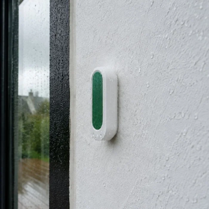 WiFi regnsensor på facade